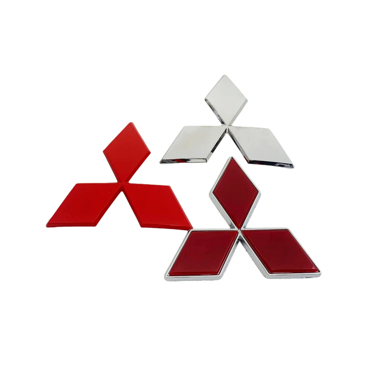 Image of Für Mitsubishi Lancer 9 Pajero ASX Outlander Galant Mirage Zubehör Aufkleber Logo Auto Front Hood Emblem Hinten Stamm Abzeichen Aufkleber