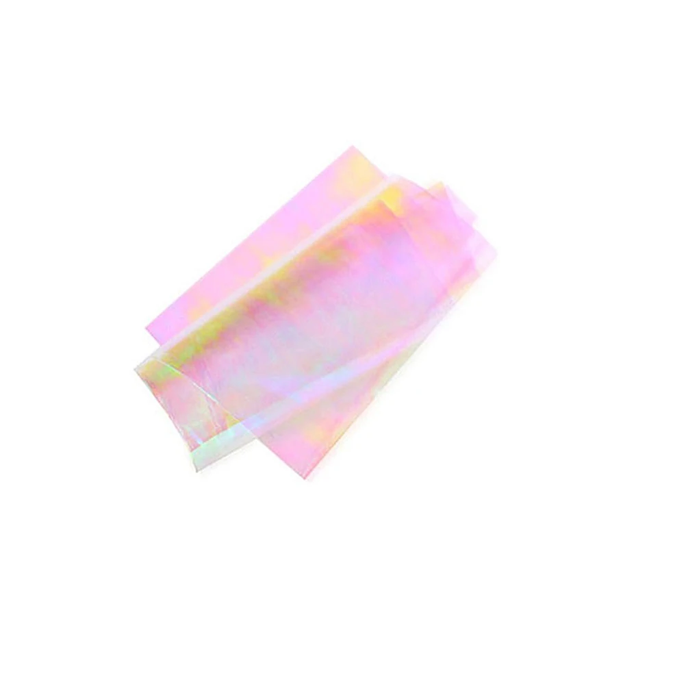 

5Pcs Lovely Broken Glass Foils Nail Art Stencil Decal Stickers For Easy Application