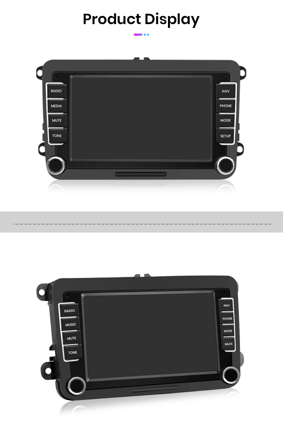 Junsun 7 "Wireless Carplay Android Auto Auto Radio für VW Passat B6 B7 T5 Tiguan Touran GOLF 6 POLO Stereo GPS Multimedia Player – Detail 32
