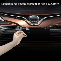 Anti-theft Front Grill Emblem Badge Decal Protective Cover Cap for Toyota Highlander RAV4 EZ Camry Styling Exterior Accessory
