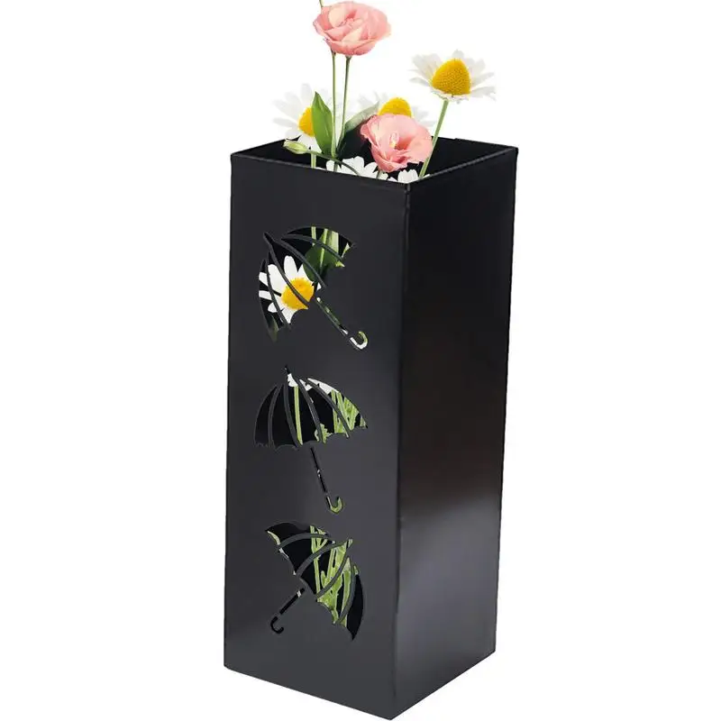 Umbrella Bucket Multi Purpose Walking Sticks Holder Decorative Umbrella Holder Bin For Entryway Hotel Office Living Room Door