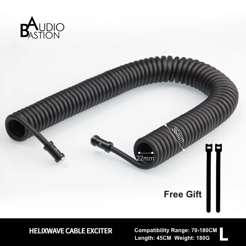 AudioBastion HelixWave Cable Exciter Melody Cable Damping Mesh - Premium afscherming voor luidsprekergebalanceerde lijnen en netsnoeren ​ ​