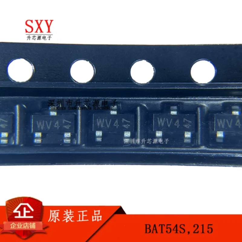 Original BAT54S BAT54 BAT54C BAT54A silk screen WV4 SOT-23 Schottky diode