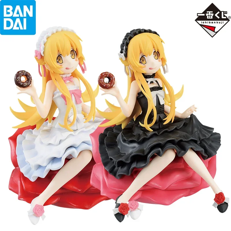 

In Stock BANDAI Monogatari Series Shinobu Oshino Ichiban Kuji Anime Figure Action Model Collectible Toys Gift