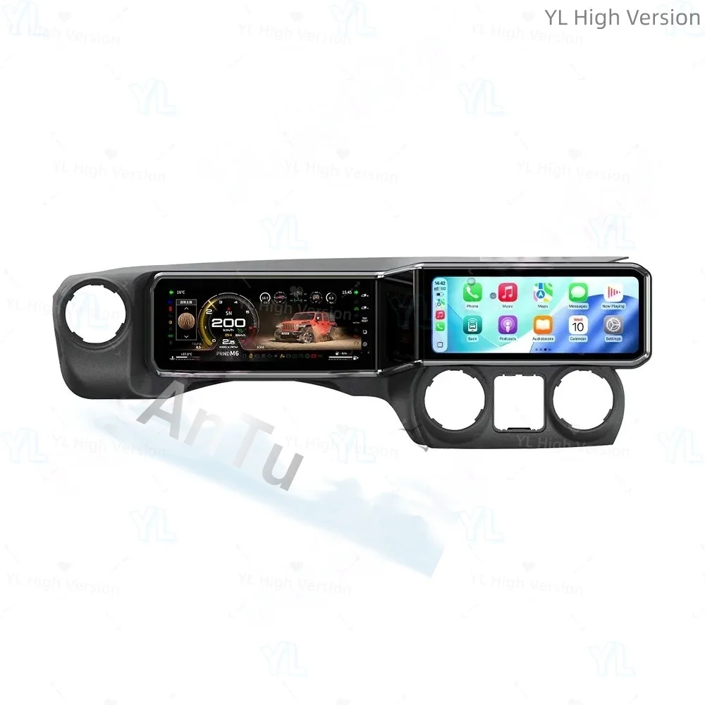 Smart Screen For Jeep Wrangler 2010~2017 Android 13 Auto Multimedia Car Radio Car GPS Navigation Audio Stereo Head Unit  Carplay