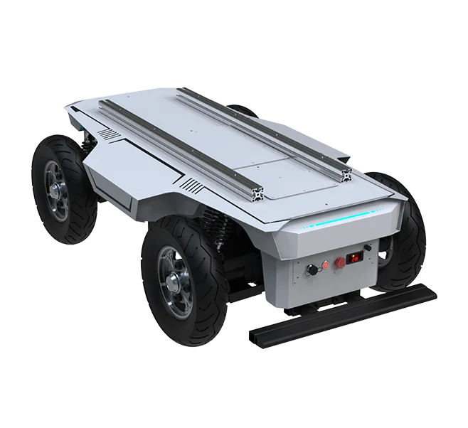 Châssis de direction Ackermann tout Terrain, charge 200KG, MT-04 Pro pour conduite autonome, Navigation ROS, Robot AGV AMR personnalisable