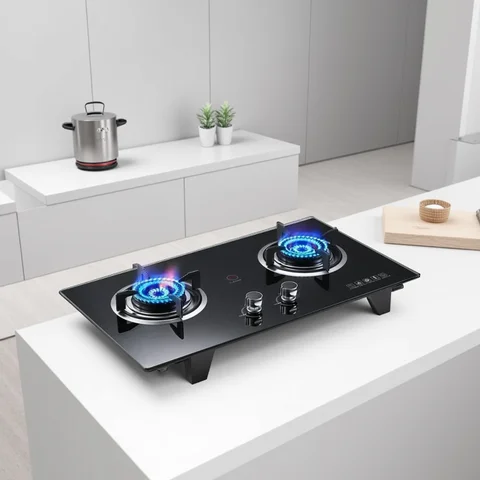 Gas stove commercial gas stove dual-purpose household natural gas liquefied gas desktop embedded fierce commercial apartment commercial Desktop