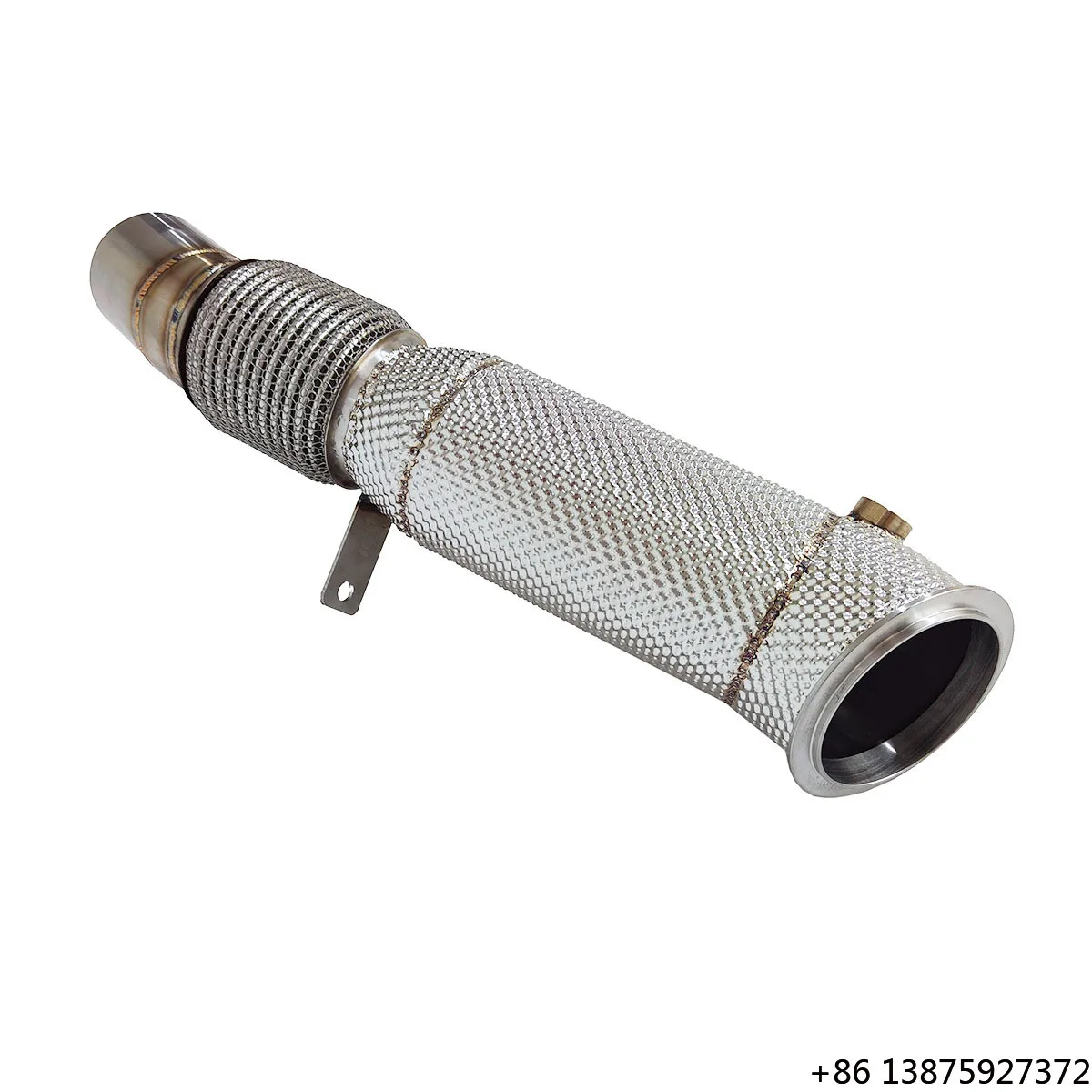 

Ecnal for 2016+ 640i F06 F12 F13 N55 3.0t High Flow Stainless Steel Exhaust Downpipe with Heat Shield