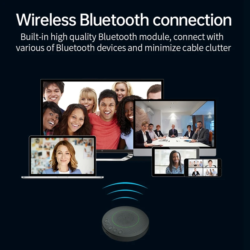 블루투스 컴퓨터 회의 무선 마이크 및 스피커, 사무실 비즈니스 화상 회의용, G95 Pro