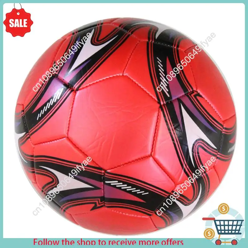 Y67A-10X Balón de fútbol profesional Tamaño 5 Entrenamiento de fútbol oficial Balón de fútbol Competición Fútbol al aire libre Rojo