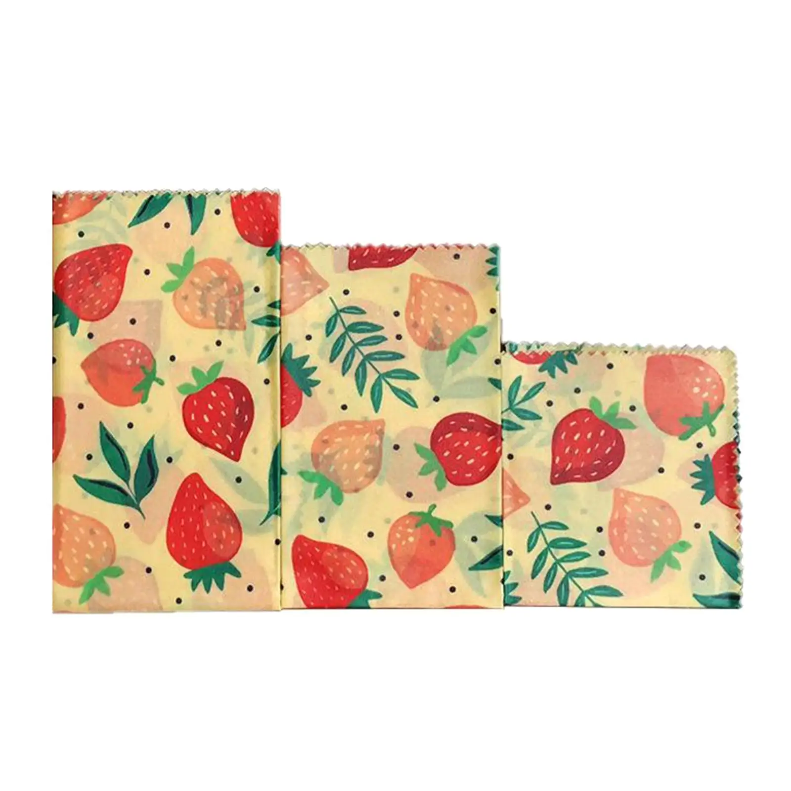 3Pcs Beeswax Food Wraps for Bread Wrapping Zero Waste Bees Wax Wrap Storage