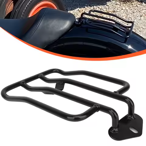 Motorcycle Black Luggage Rack Rear Solo Seat Fender Rack Shelf For Harley Sportster Iron XL 883 1200 2004-2021