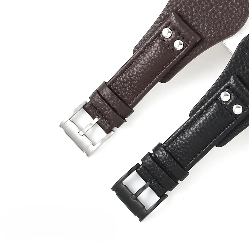 For Fossil Ch3051 Ch2564 Ch2565 Ch2891 Series Men\'s Genuine Cowhide Leather Elegant Sweatproof Watchbands 22mm