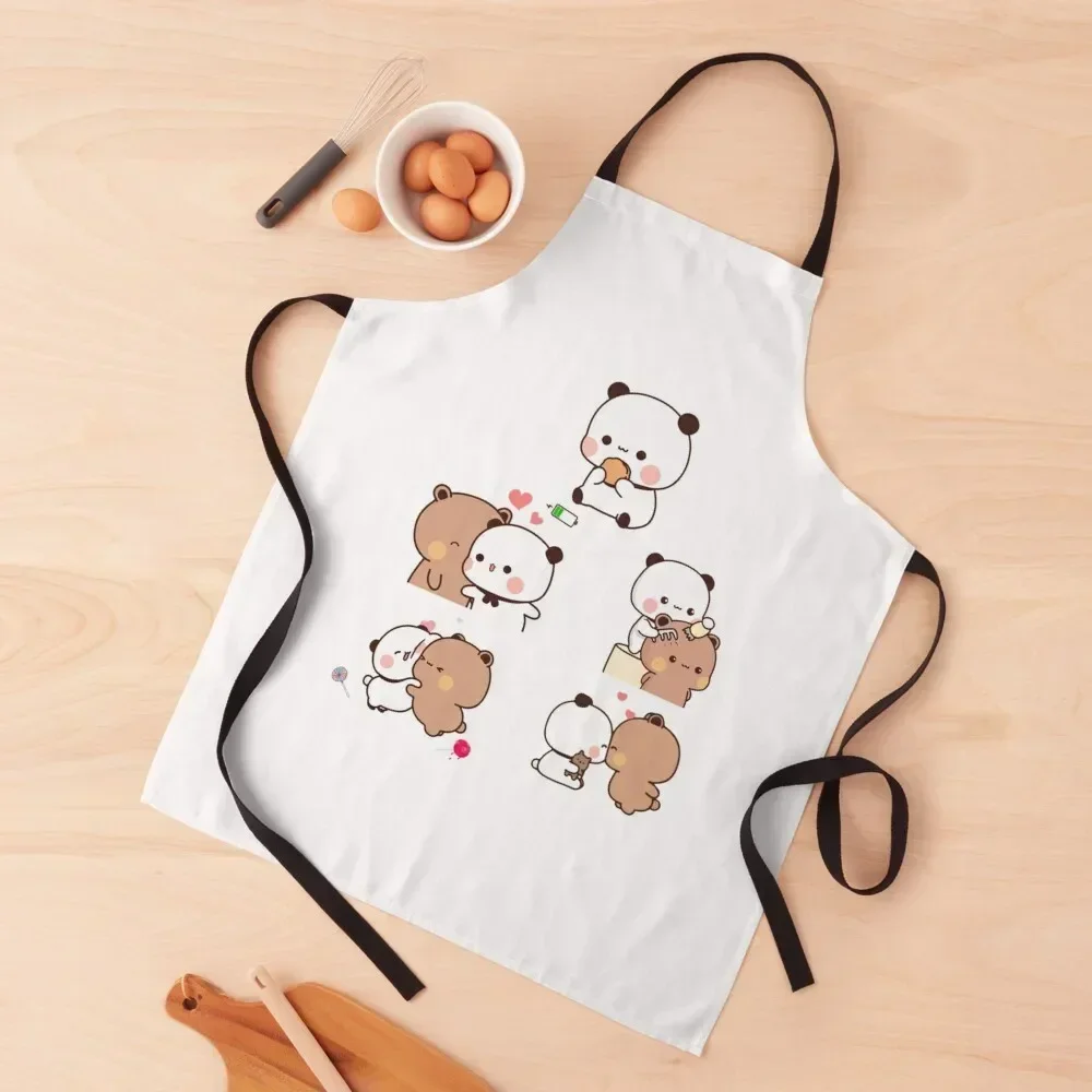

Bear and Panda Bubu Dudu Balloon Apron japanese style women's kitchens Goods For Home And Kitchen Apron