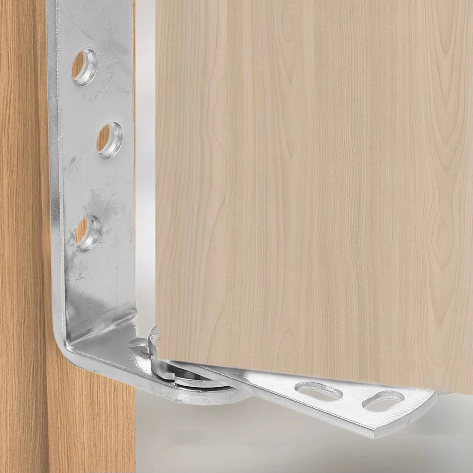 

1Set Pivot Door Hinge Stainless Steel Self Closing Hinge for Restaurant Bar Counter Double Swing Automatic Rebound