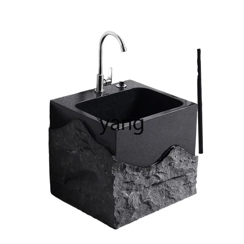 

CCL household mop pool outdoor courtyard stone balcony bathroom stone mop pool floor-to-ceiling sink