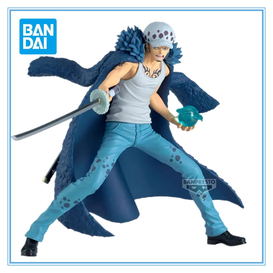 

Bandai Original Banpresto Anime One Piece Battle Record Collection Trafalgar Law PVC Action Figure Model Collectible Toy Gifts