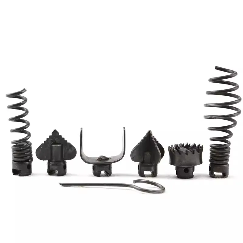 9-15 Meter Household Drain Pipe Dredger Spring Set Professional Unclogging Tools Sewer Dredger Extension Spring With Connector