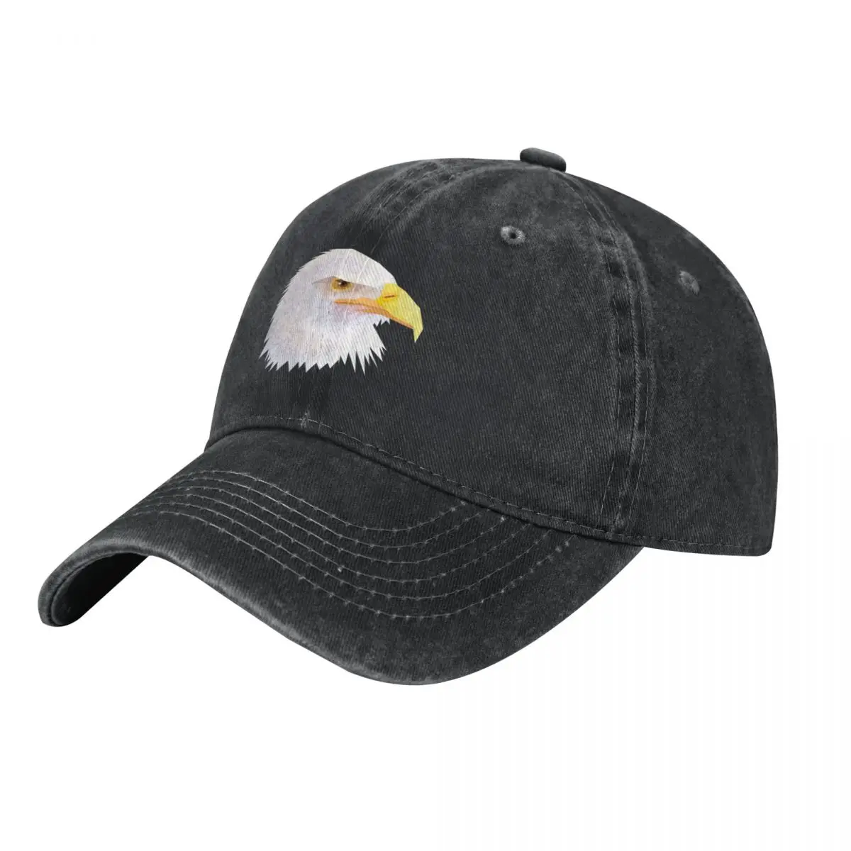 Low Poly Bald Eagle Baseball Cap Military Tactical Cap Snapback Cap Bobble Hat Men's Women's