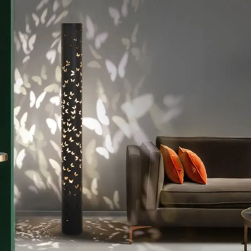 

Minimal floor lamp living room sofa corner design atmosphere lamp Nordic ins girl art vertical desk lamp