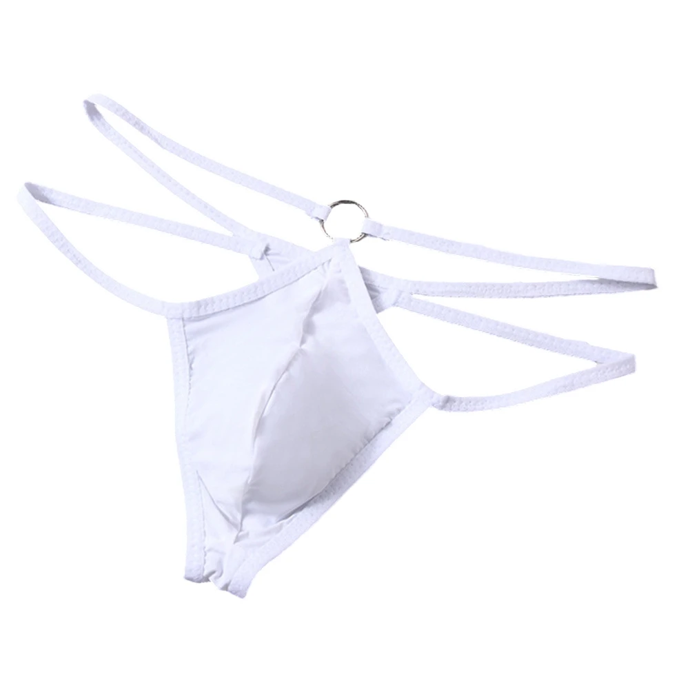Mens Low-rise T-back Thong Bluge Pouch Briefs Japanese Thongs G String Underwear For Man Erotic Underpants Extreme Men's Panties