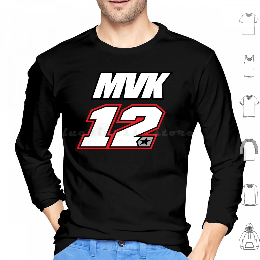 Maverick Vi ? Ales Mvk 12 Hoodie cotton Long Sleeve Helmet Motorbike Motorcycle Racing Racer Sports Bike Enthusiast