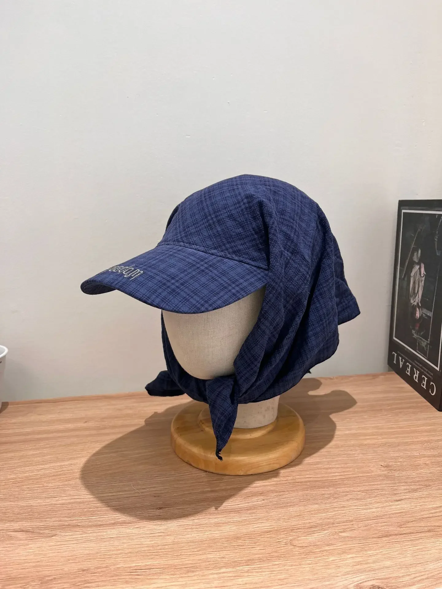 Outdoor Camping Stil Sonnenschutz Hut Jennie Schal Hut Kleine Süße Sonnenschutz Krawatte Hut Breite Krempe Hut Mesh Cap Spitze Kappe – Detail 4