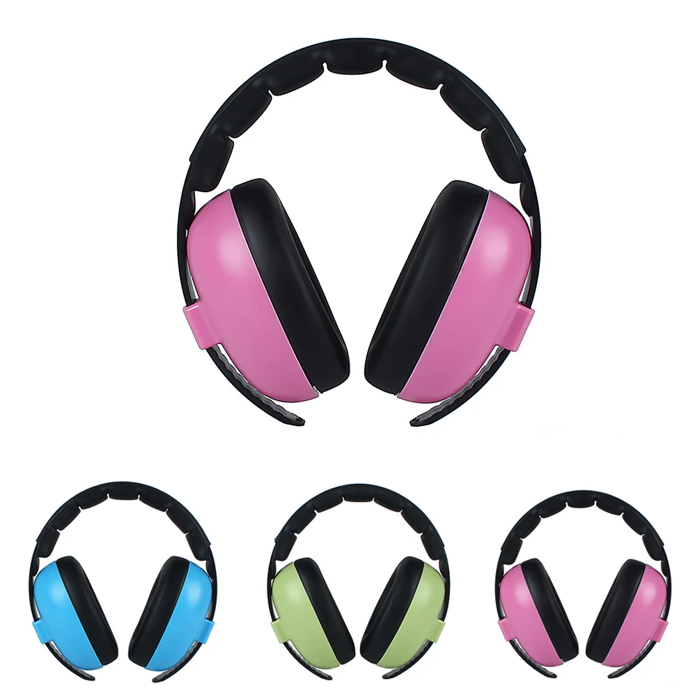 Home Soft Earmuff Care Noise Canceling Boys Girls Padded Travel Ear Protection Adjustable Headband Portable Outdoor Headphone