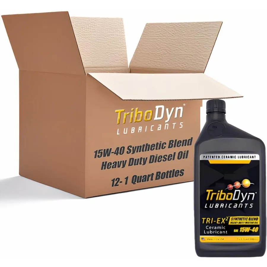 TRIEX2 15W40 زيت محرك صناعي عالي التحمل مع طلاء سيراميك حاصل على براءة اختراع لإصلاح ارتداء لحماية المحرك المحسنة في C #1