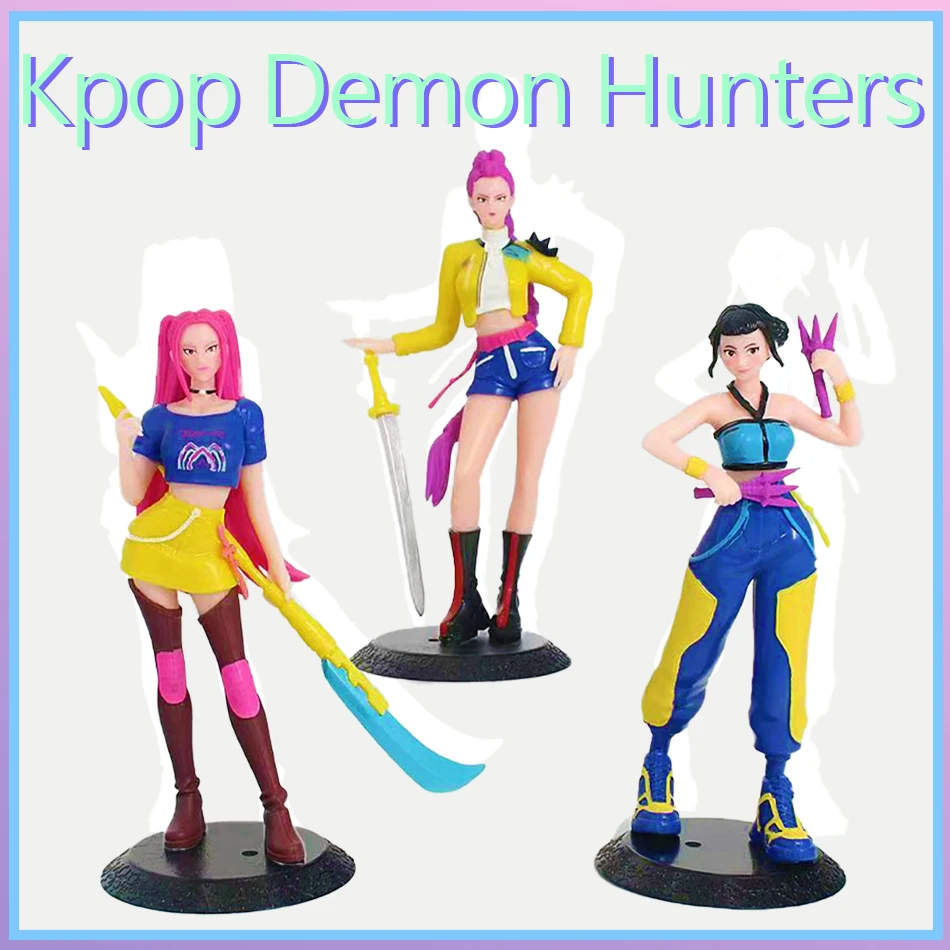 Auf Lager Kpop Dämon Hunters Figur Anime Rumi Charakter Figur Cartoon Anime Abbildung Modell PVC Desktop Ornamente Figur Geschenk