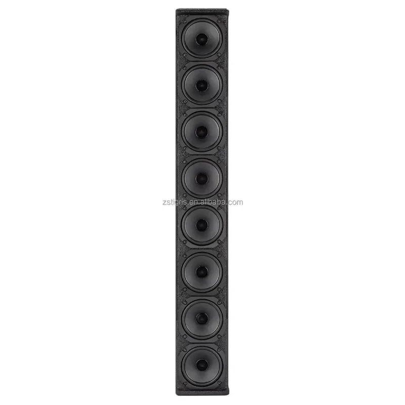 Picture 4: EVOX 12 Active Two-way Array Speakers 8* 4 Inch Powered Column Speakers Set RCF Line Array Active Pa Sound System