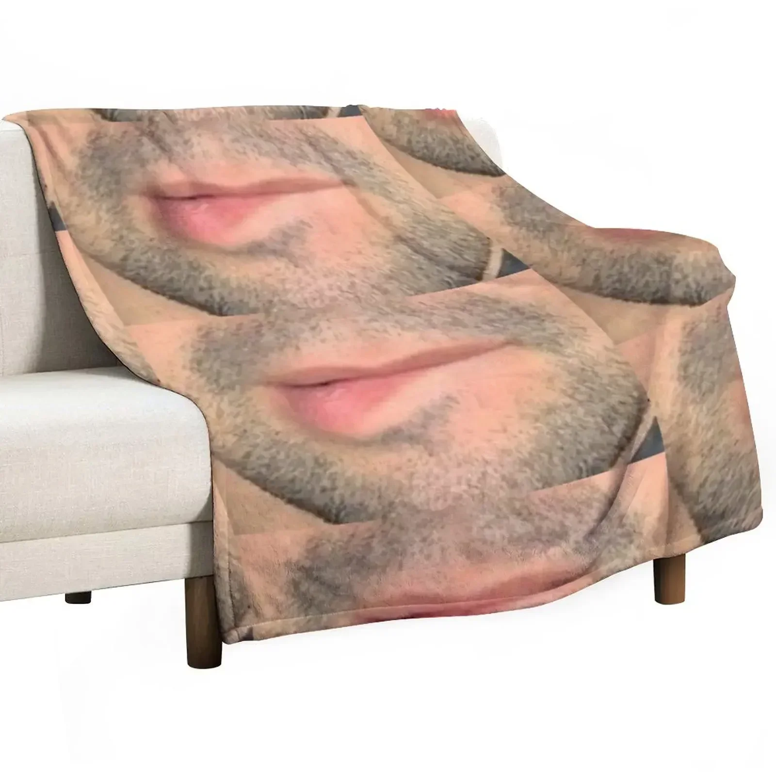 

Lin manuel miranda lip bite Throw Blanket Heavy Decorative Beds Luxury Designer Blankets