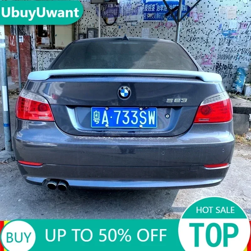 UBUYUWANT For BMW E60 2005 2006 2007 2008 2009 2010   Spoiler High Quality FRP Car Rear WingRear Spoiler