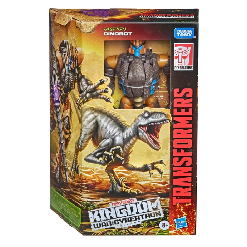 Original Transformers War for Cybertron: Kingdom Voyager Class DINOBOT Action Figures Transformable Model Kit Toys Gifts