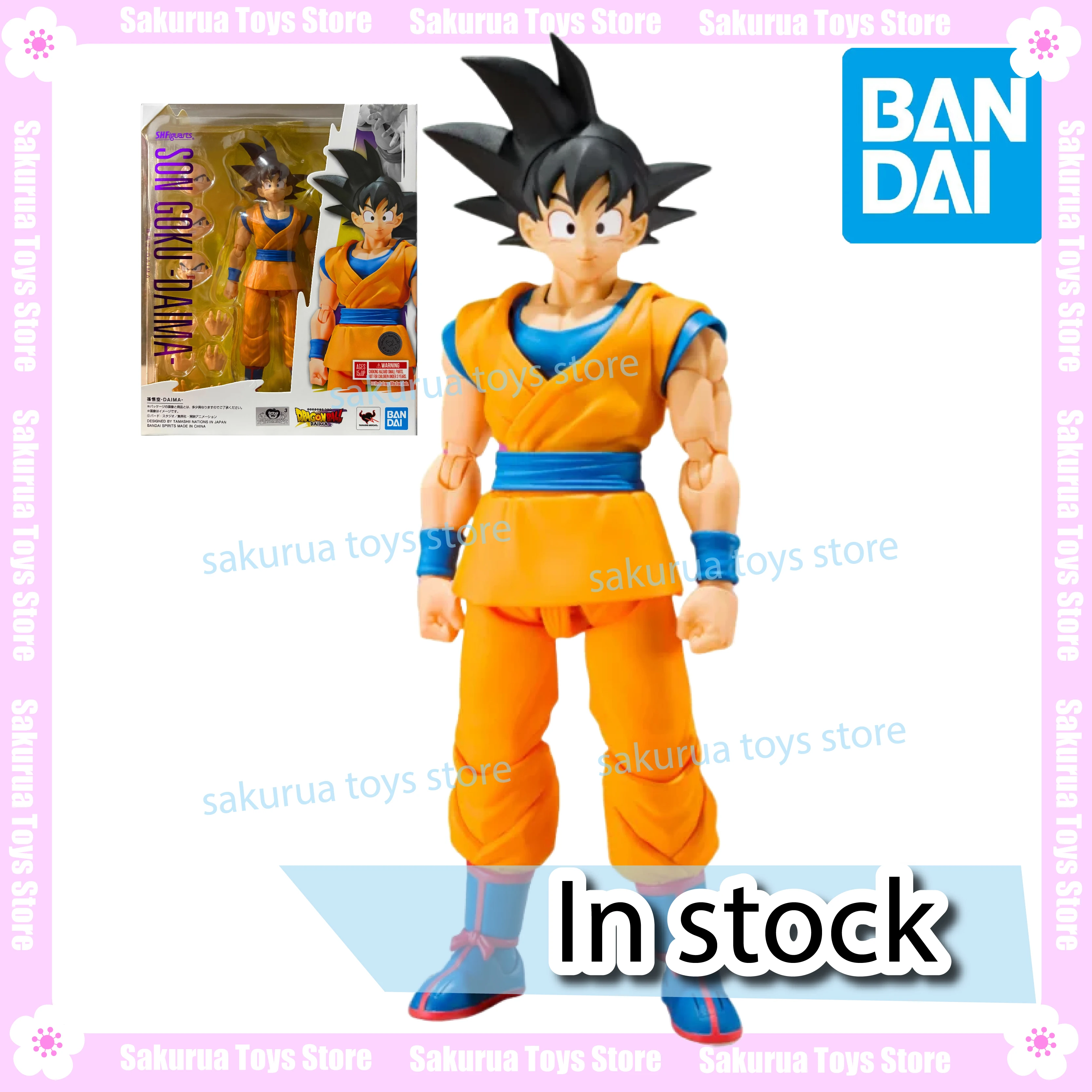

В наличии Bandai SHF Dragon Ball Sun Wukong Kakarot DAIMA TV Новая анимационная версия Аниме Периферийные устройства Коллекция аниме и фигурки