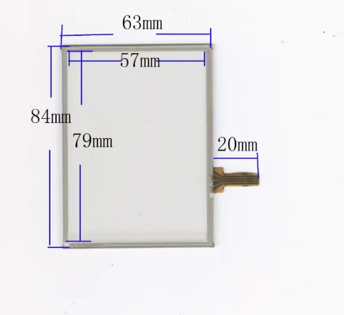 3.6-inch four wire resistor touch external screen handwriting screen 84 * 63 TR4-036F-04