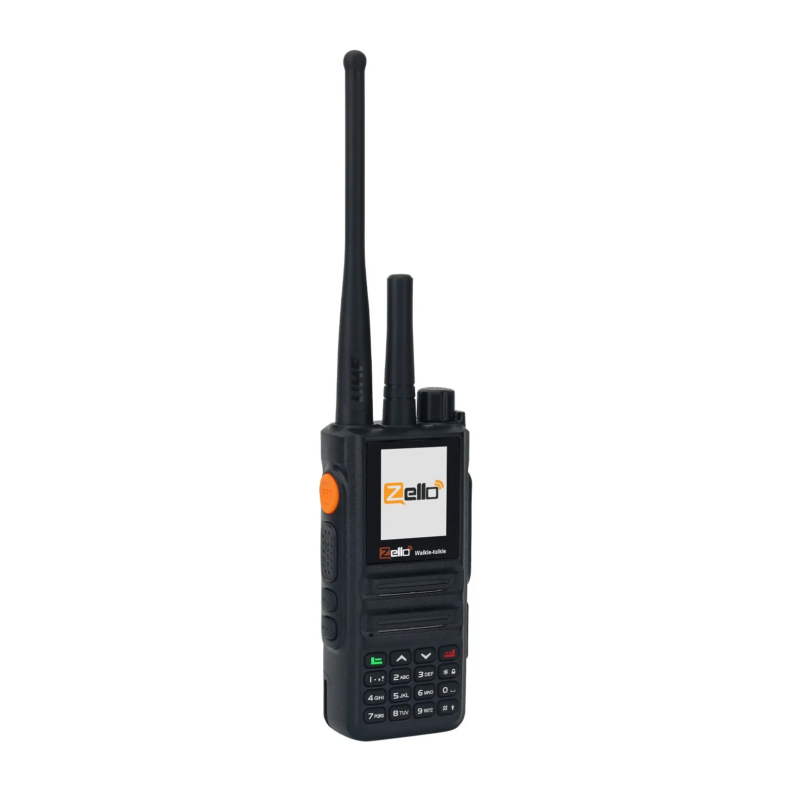Walkie Talkie de red pública de Radio POC de modo Dual HAMGEEK T95 compatible con UHF 400-470MHz VHF 136-174MHz Zello 3G/4G/5G Wifi