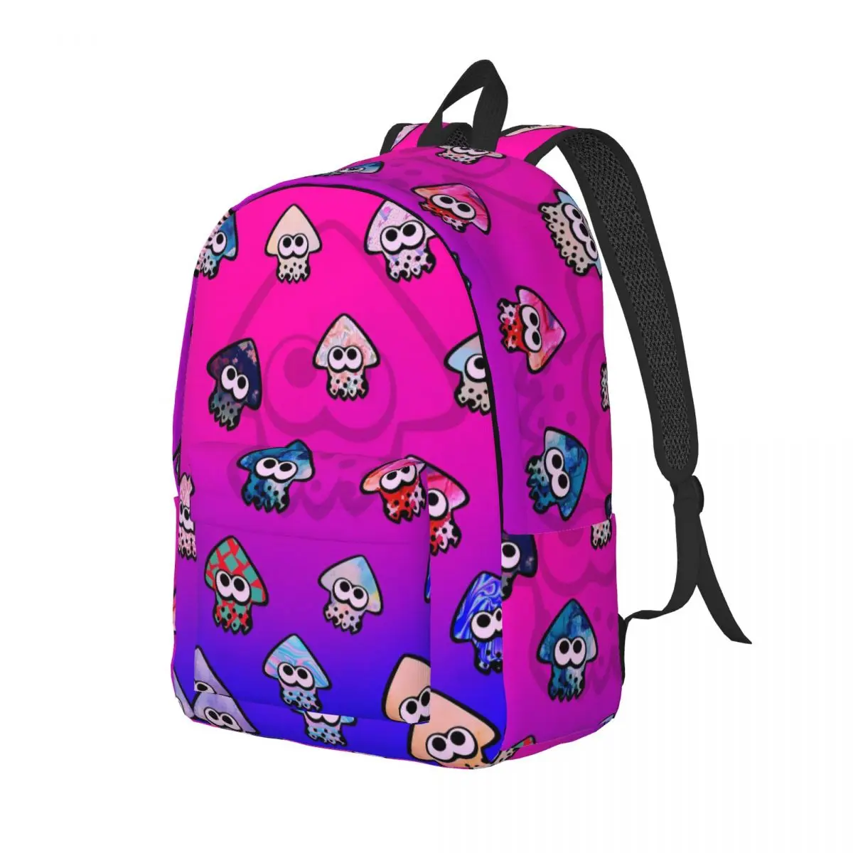 Mochila De Collage de pulpo para adolescentes, juego de Splatoon para estudiantes de escuela secundaria, mochila de viaje