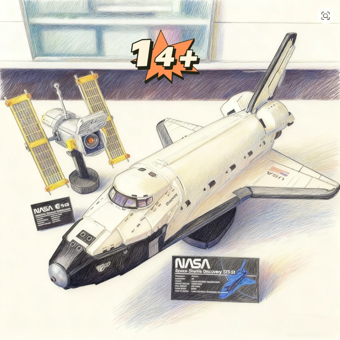 

Big Sale Building Blocks 10283 Space Shuttle Discovery Rocket Set SRB Addon External Fuel Tank Airplane toy kids Christmas gift