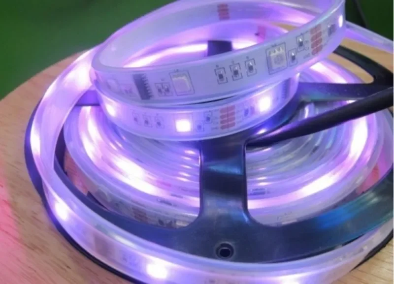 DC12V 5M 6803 IC Dream Magic Color LED Strip 5050 RGB 6803 LED Strip Light IP67 Waterproof 133 Program 6803 controller