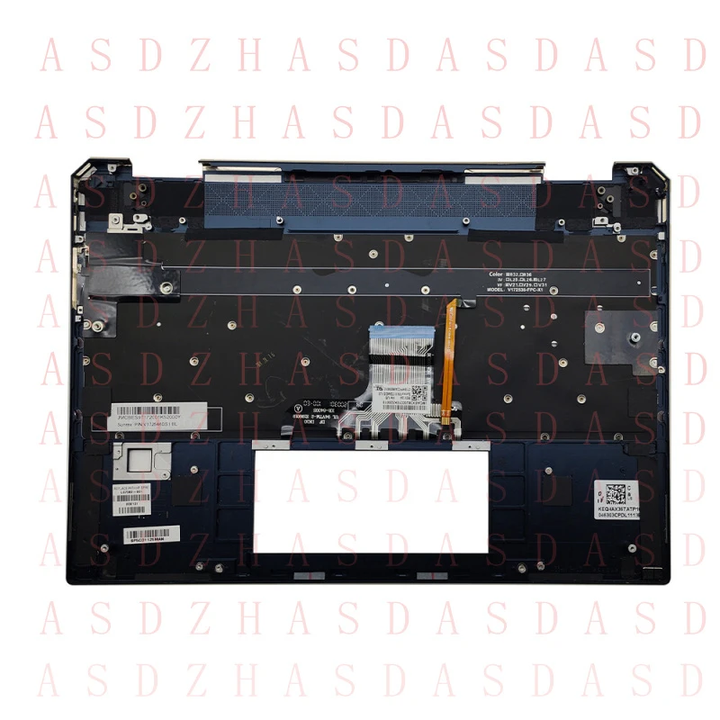 Z  For HP Spectre X360 13-AP 13-AP0013DX Palmrest Backlit Keyboard L37683-001 Blue
