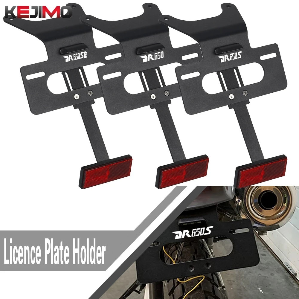 

For Suzuki DR650S/SE DR650 DR650S DR650SE 1996 - 2024 2025 2026 dr650 Motorcycle Accessories License Plate Bracket Holder Parts