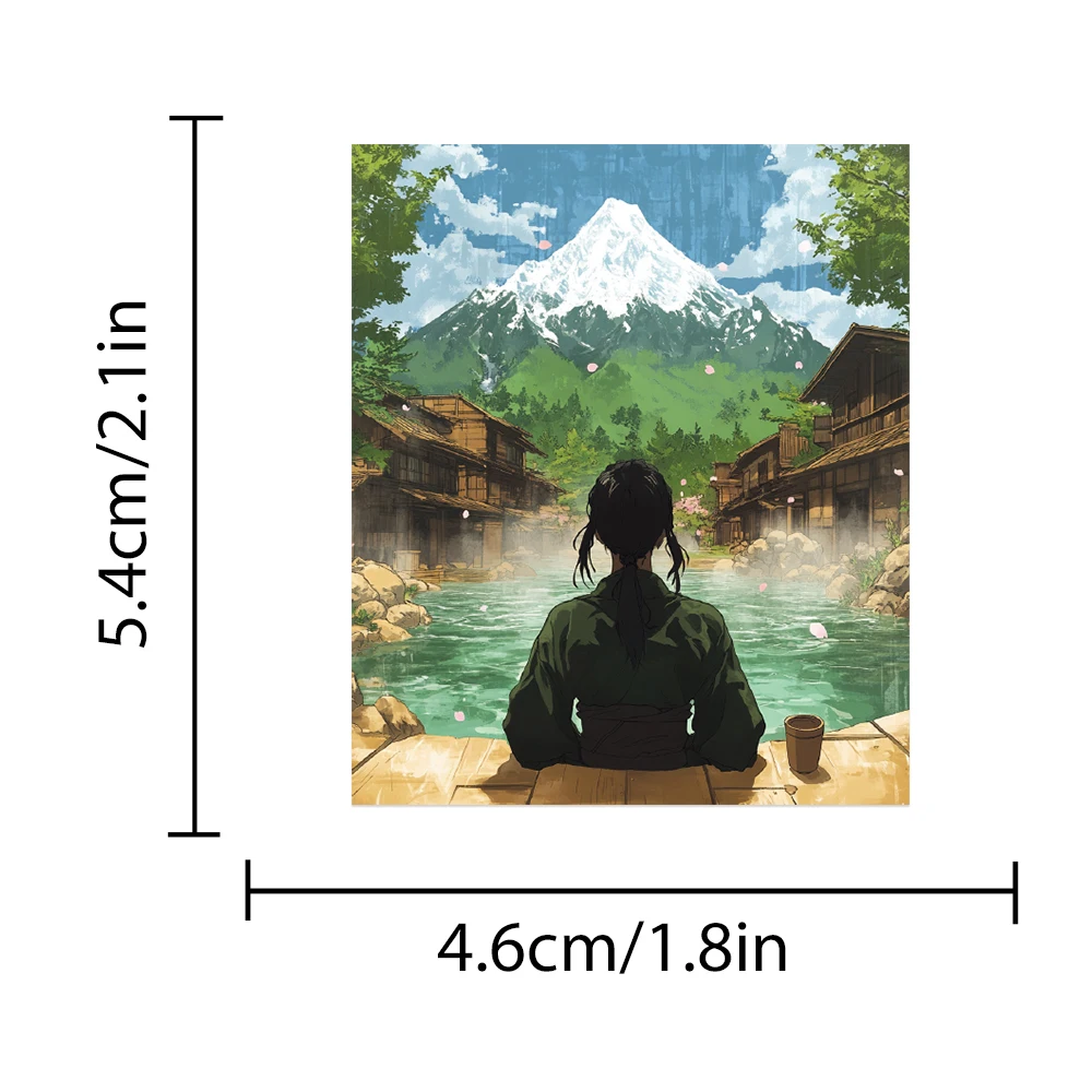 50pcs Retro Classic Japanese Geisha Stickers Laptop Bicycle Guitar Skateboard Sticker Kid DIY Graffiti Waterproof Stickers