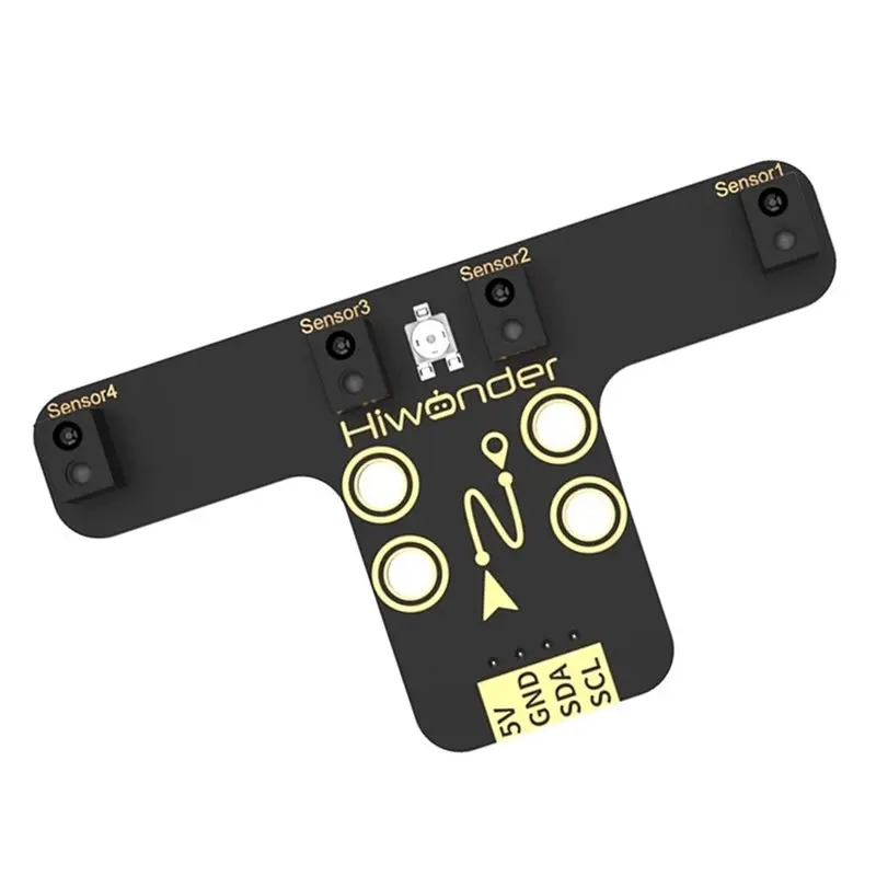 

A99E-4-Channel Tracking Module Line Patrol Sensor Smart Car Robot Infrared Tracking Black And White Line Recognition