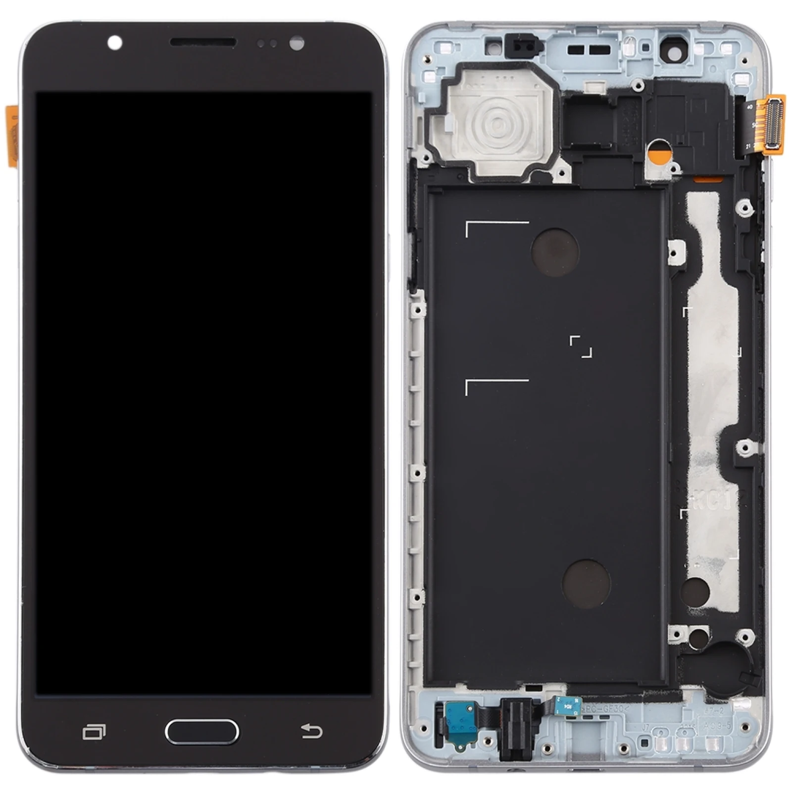 TFT LCD Screen for Galaxy J7 (2016) / J710F Digitizer Full Assembly with Frame (Black)