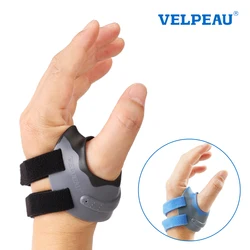 VELPEAU CMC Thumb Splint Joint Orthosis para artrite, osteoartrite e alívio da dor, cinta durável, mão amigável