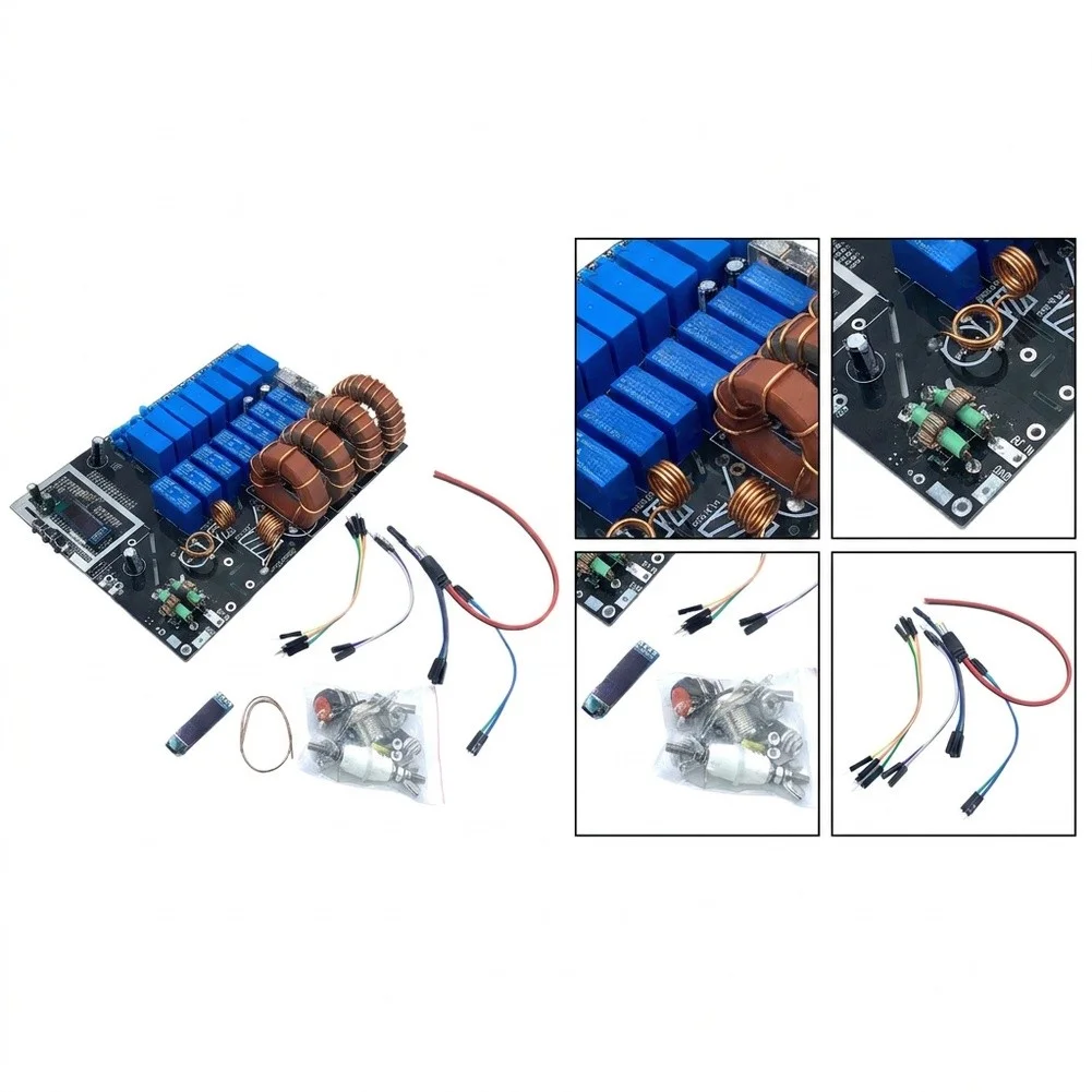 Shortwave for Radio Tuner ATU600 Module For Ham Radio Operation 400W Continuous Wave Mode 12863 Graphic Display Support