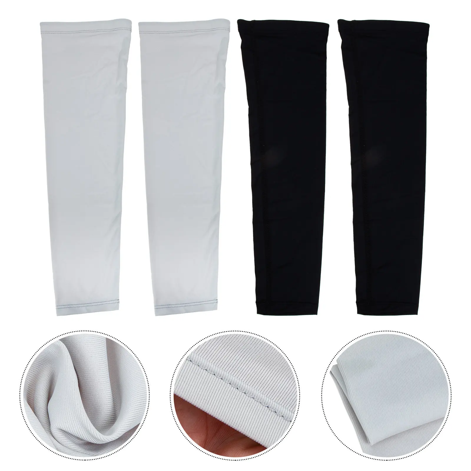 

2 пары охлаждающих дышащих рукавов для рук с защитой от ультрафиолета, солнцезащитные, комфортные, для велоспорта, бега, рыбалки