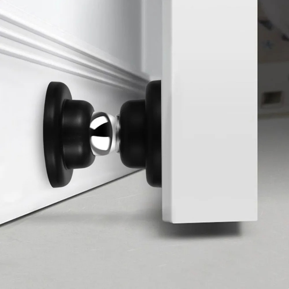 

Без сверления отверстий, дверной стопор, бесшумный всасывающий, предотвращающий столкновение, всасывающий настенный дверной держатель, сильный магнитный всасывающий дверной держатель