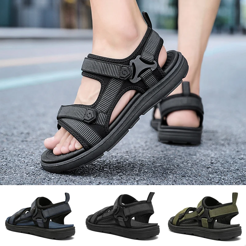 

Мужские сандалии Новая летняя верхняя одежда Сандалии Пляжная обувь